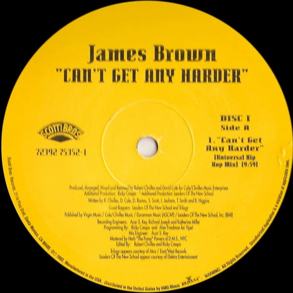 James Brown - Can't Get Any Harder (2x12"", Single)