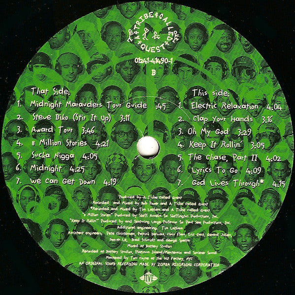 A Tribe Called Quest - Midnight Marauders (LP, Album, Gre)