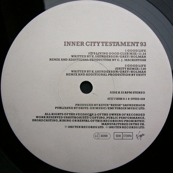 Inner City - Testament 93 (2x12"", Comp, Ltd)