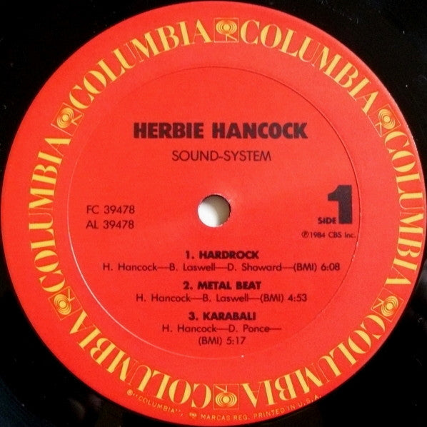 Herbie Hancock - Sound-System (LP, Album, Pit)