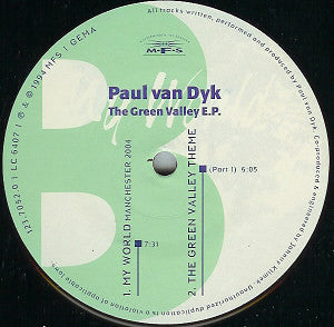 Paul van Dyk - The Green Valley E.P. (12"", EP)