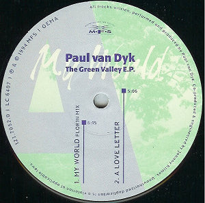 Paul van Dyk - The Green Valley E.P. (12"", EP)