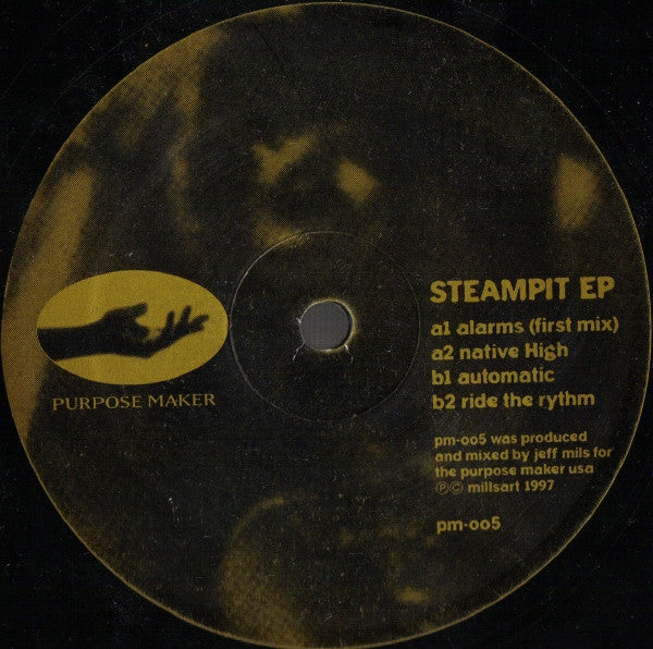 Jeff Mills - Steampit EP (12"", EP)