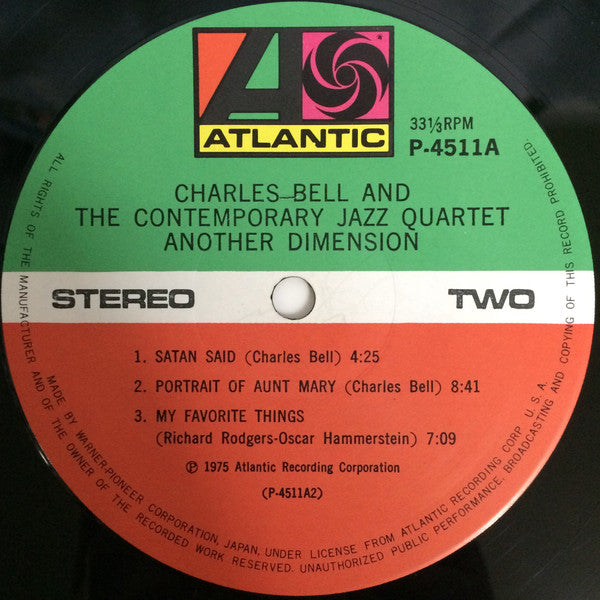 Charles Bell And The Contemporary Jazz Quartet* : Another Dimension (LP, Album)