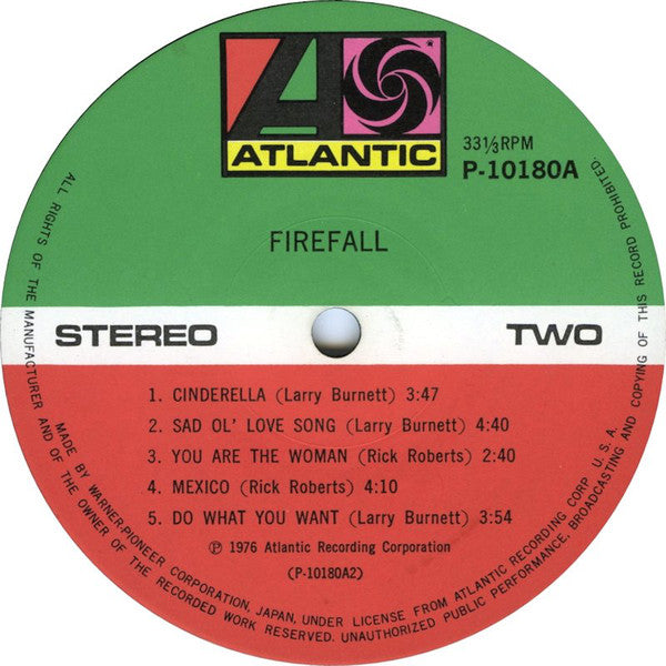 Firefall : Firefall (LP, Album)