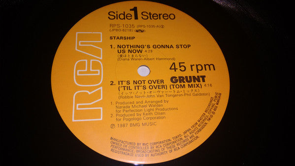 Starship (2) : Nothing's Gonna Stop Us Now (12", Single)
