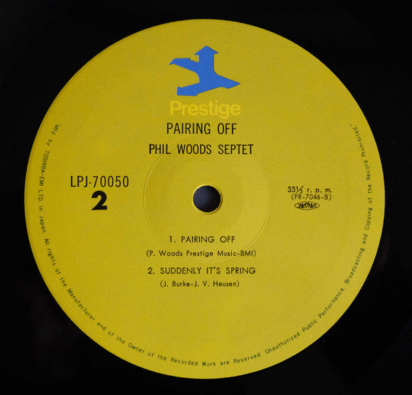 Phil Woods Septet : Pairing Off (LP, Album, RE)
