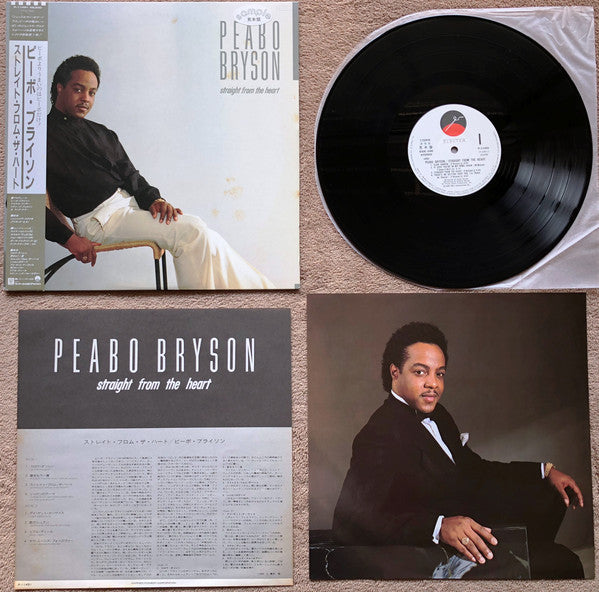 Peabo Bryson : Straight From The Heart (LP, Album, Promo)