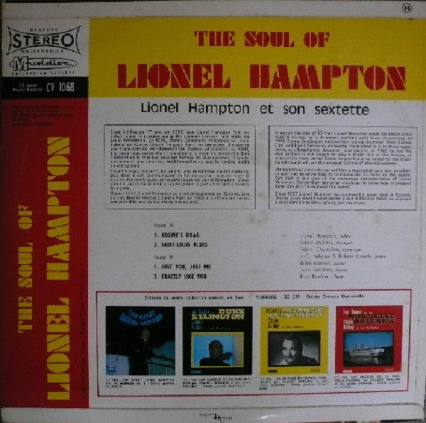 Lionel Hampton Et Son Sextette* : The Soul Of Lionel Hampton (LP, RE)