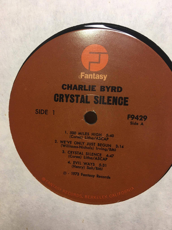 Charlie Byrd : Crystal Silence (LP, Album)