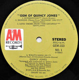 Quincy Jones : Gem Of Quincy Jones (2xLP, Comp + 7", Single)