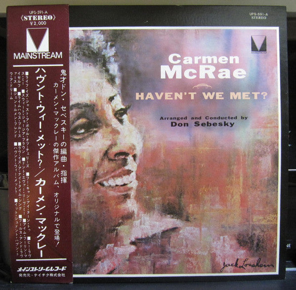 Carmen McRae : Haven't We Met? (LP, Album, Promo)