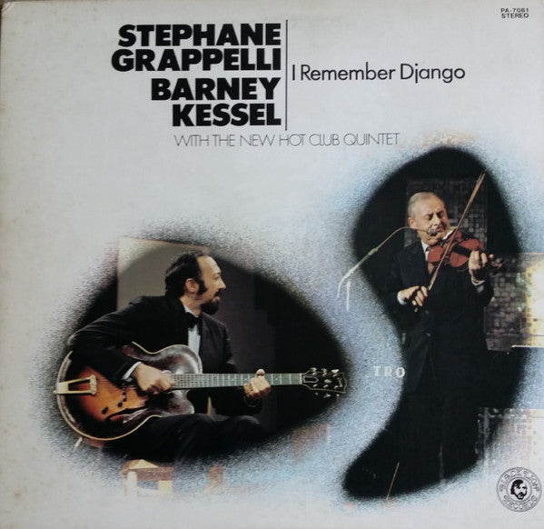 Stéphane Grappelli / Barney Kessel : I Remember Django (LP, Album, RE)