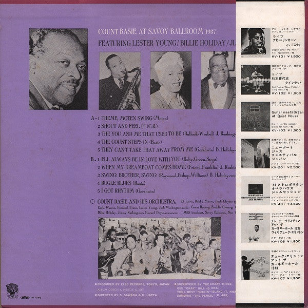 Count Basie : Count Basie At Savoy Ballroom 1937 (LP, Album)
