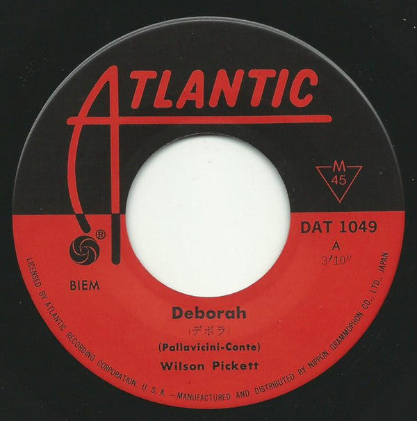 ウィルソン・ピケット* = Wilson Pickett : デボラ = Deborah (7", Single)
