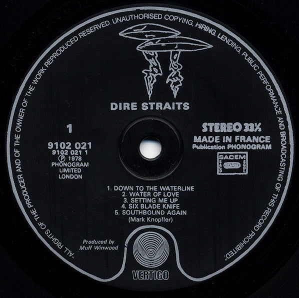 Dire Straits : Dire Straits (LP, Album, RP)