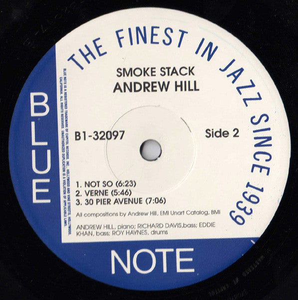 Andrew Hill : Smoke Stack (LP, Album, Ltd, RE)