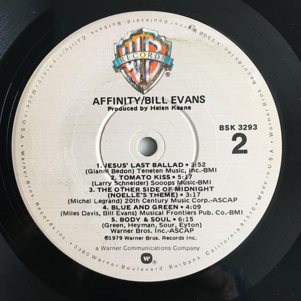 Bill Evans / Toots Thielemans : Affinity (LP, Album)