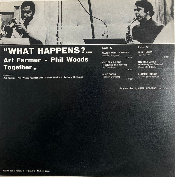 Art Farmer - Phil Woods : What Happens ?... (LP, Album)