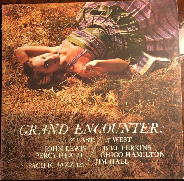 John Lewis (2) : Grand Encounter: 2 Degrees East - 3 Degrees West (LP, Album, Mono, RE)