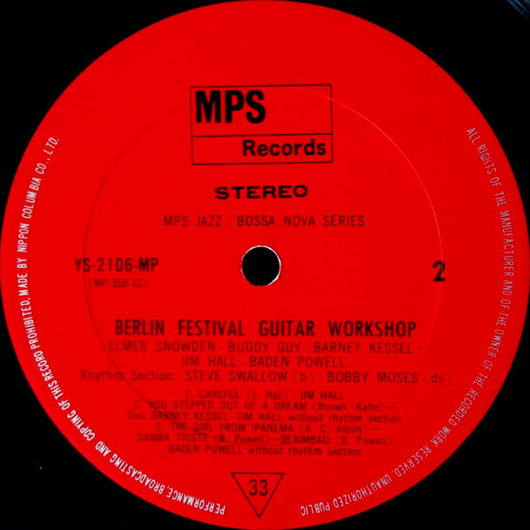 Various : Berlin Festival Guitar Workshop (LP, Album, Gat)
