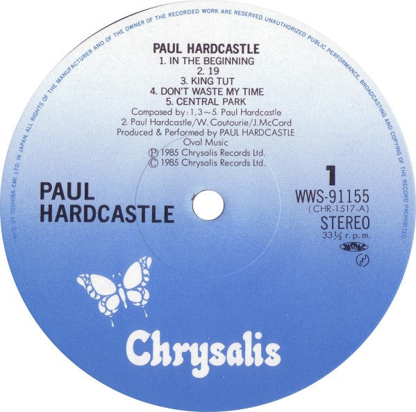 Paul Hardcastle : Paul Hardcastle (LP, Album)