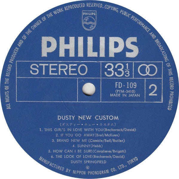 Dusty Springfield : New Custom (LP, Comp)