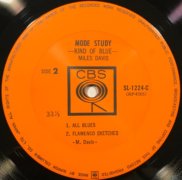 Miles Davis : Mode Study (2xLP, Comp, Mono, RE, Gat)