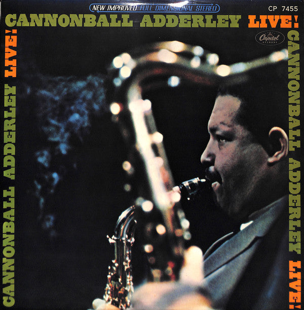Cannonball Adderley : Cannonball Adderley-Live! (LP, Album, Red)
