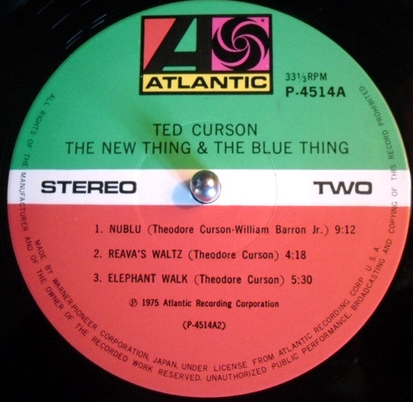 Ted Curson : The New Thing & The Blue Thing (LP, Album)