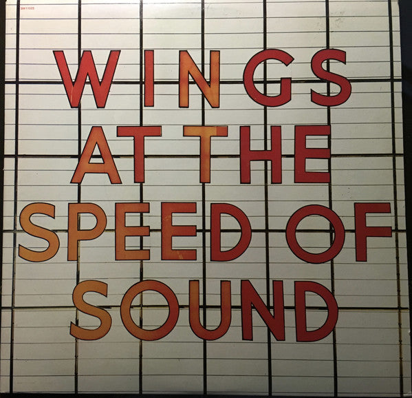 Wings (2) : Wings At The Speed Of Sound (LP, Album, Jac)