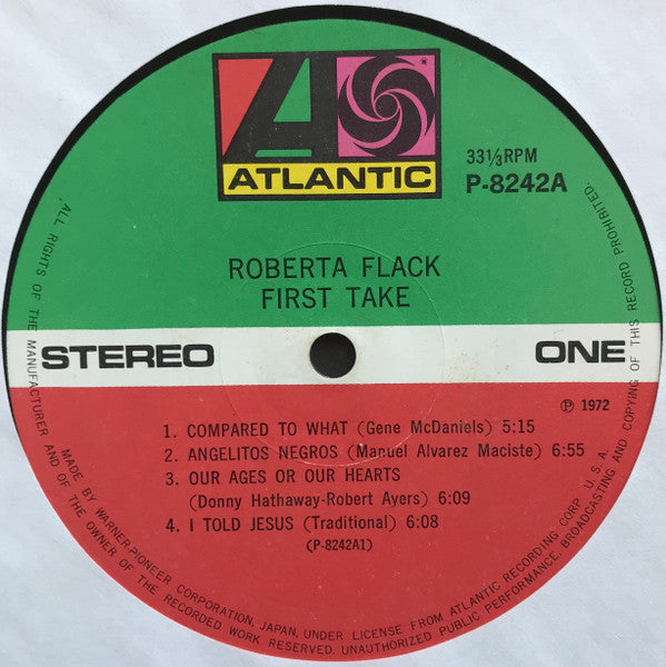 Roberta Flack : First Take (LP, Album)