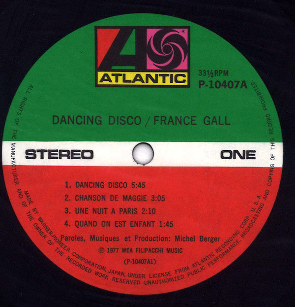 France Gall : Dancing Disco (LP, Album)