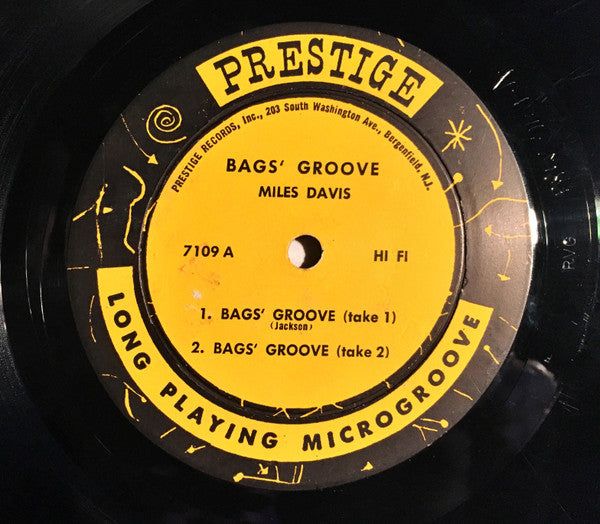 Miles Davis : Bags Groove (LP, Mono, RP)