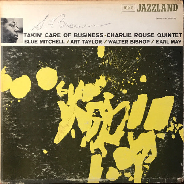 Charlie Rouse Quintet : Takin' Care Of Business (LP, RE)