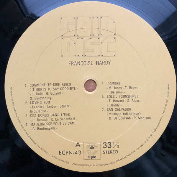 Françoise Hardy : Gold Disc (LP, Comp)