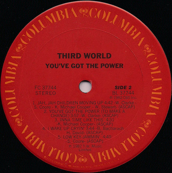 Third World : You've Got The Power (LP, Album, Ter)