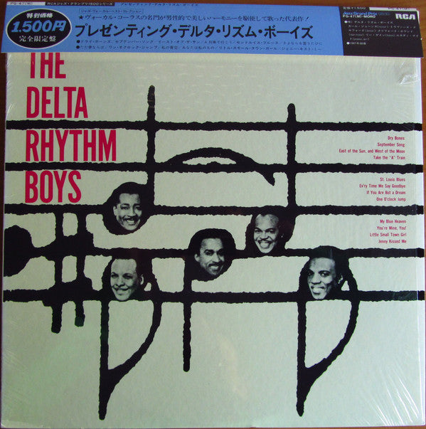The Delta Rhythm Boys : Presenting The Delta Rhythm Boys = プレゼンティング・デルタ・リズム・ボーイズ (LP, Album, Mono, Ltd, RE)