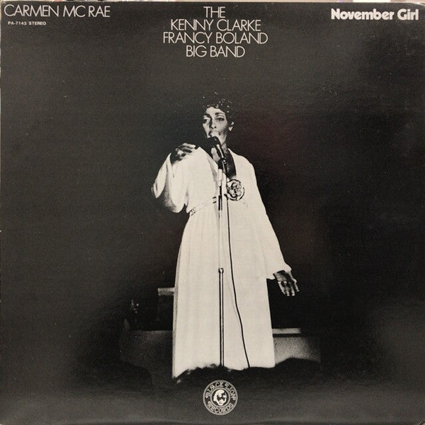 Carmen McRae And The Kenny Clarke Francy Boland Big Band* : November Girl (LP, Album)