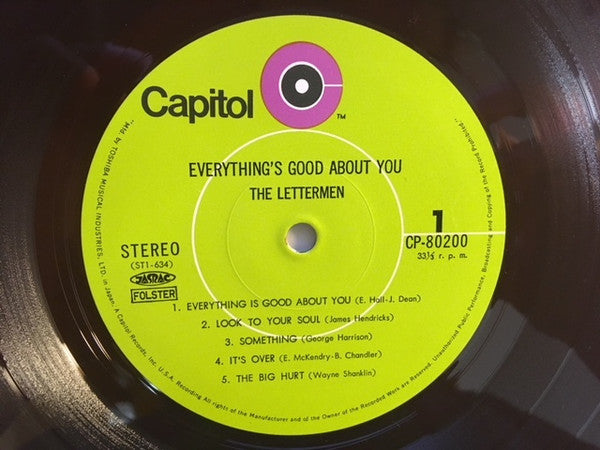 The Lettermen : Everything's Good About You (LP, Album, Red)