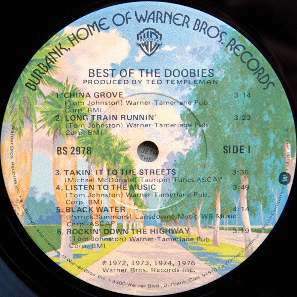 The Doobie Brothers : Best Of The Doobies (LP, Comp, Los)