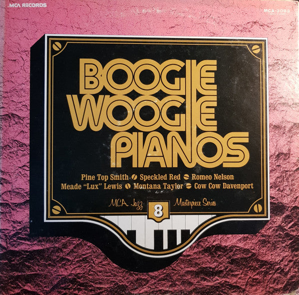Various : Boogie Woogie Pianos (LP, Comp, Mono)