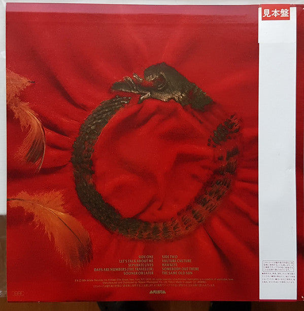 The Alan Parsons Project : Vulture Culture (LP, Album, Promo)