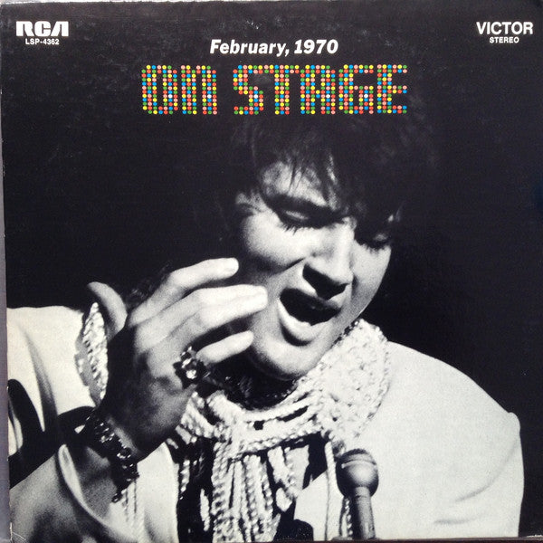Elvis Presley : On Stage - February, 1970 (LP, Album, Hol)