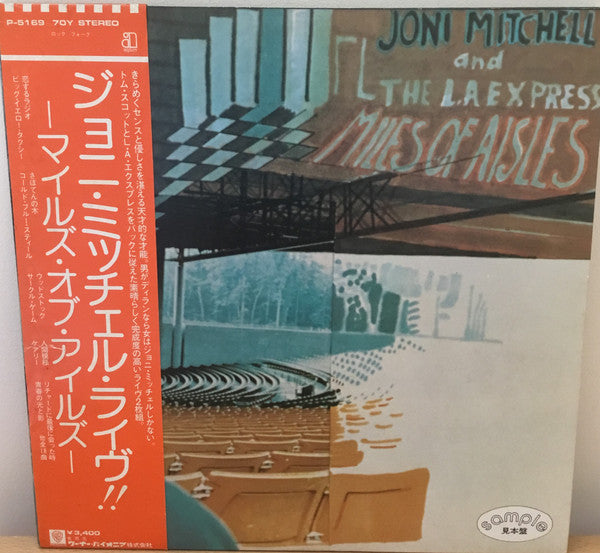 Joni Mitchell And The L.A. Express : Miles Of Aisles (2xLP, Album, Promo, Gat)