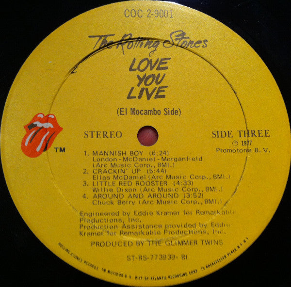 The Rolling Stones : Love You Live (2xLP, Album, RI )