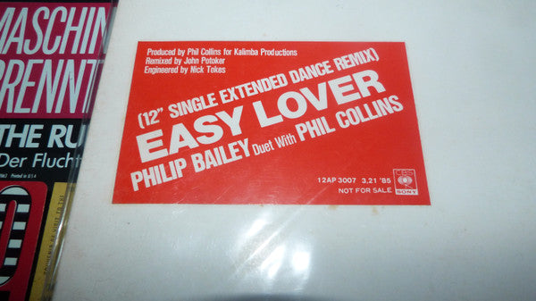 Philip Bailey Duet With Phil Collins : Easy Lover (Extended Dance Remix) (12", Single, Promo)