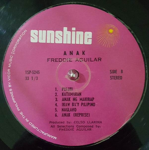 Freddie Aguilar : Anak  (LP, Album)