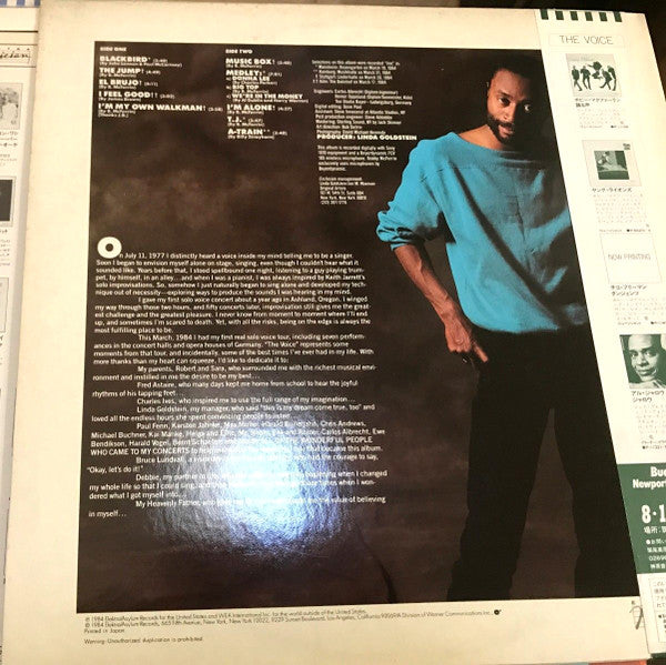 Bobby McFerrin : The Voice (LP, Album, Promo)
