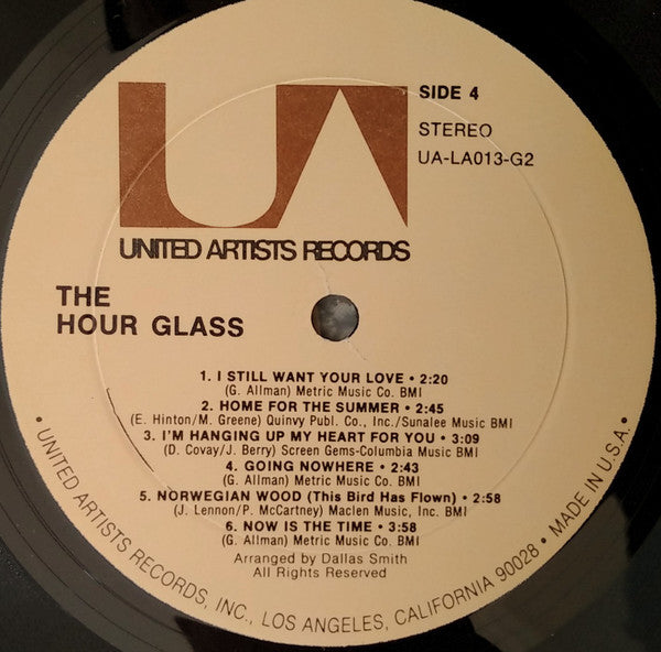 Hour Glass : The Hour Glass (2xLP, Album, Comp)